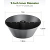 Koutemie 2-in-1 Umbrella Planter for Patio Table & Pole, Half