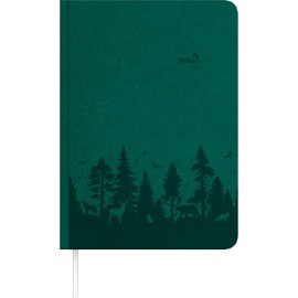 Buchkalender Nature Line Forest 2026 - Taschen-Kalender A5 - 1 Tag 1 Seite - 416 Seiten - Umwelt-Kalender - mit Hardcover - Alpha Edition