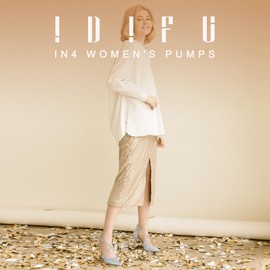 IDIFU Silver Glitter Women's Pumps - Strappy Heels for Wedding, Bridal, Office, Prom - Dressy Pointed Toe Zip Pumps (8.5)