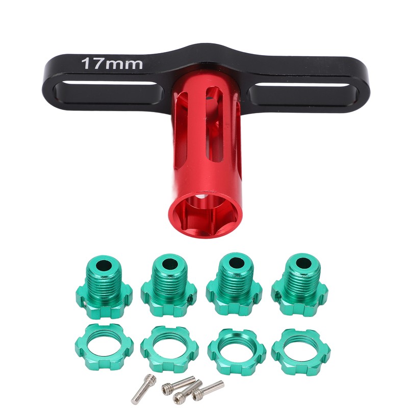4 Set 17mm Hex Nuts Splined Wheel Hubs with Removal