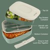 Bentgo Bentgo Classic - Adult Bento Box, Stackable 3-Compartment Lunch