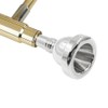 6 1/2AL Silver Trombone Mouthpiece, Euphonium Mouthpiece for Superior Sound,