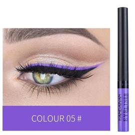 1pc Waterproof Pink Liquid Eyeliner Pencil Quick-Dry No Blooming Colorful Blue Yellow White Red Eye Liner Pen Makeup Cosmetics Tools Lipliner