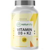 Natural Vitamin D3 K2 Tablets High Dose - 5000 IU
