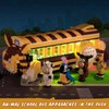 HOGOKIDS Cat School Bus Building Set with Light - 1319PCS