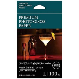 Pictorico BKS170-SGL100 Premium Photo Gloss Paper [Silk/Semi-Gloss] (L-format, 100 Sheets) (Bic Camera Group Original)