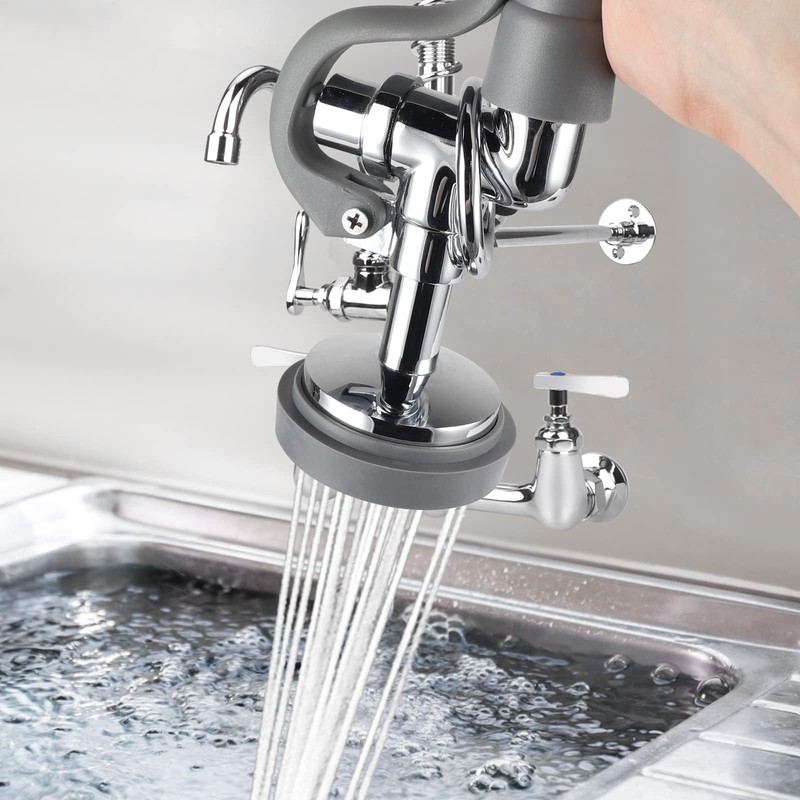 KWODE Pre-rinse Spray Valve Commercial Sink Sprayer Replacement Head for