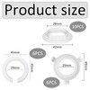 22Pcs Set Lampshade Reducer Ring,Lamp Shade Reducer Ring Lamp Shade