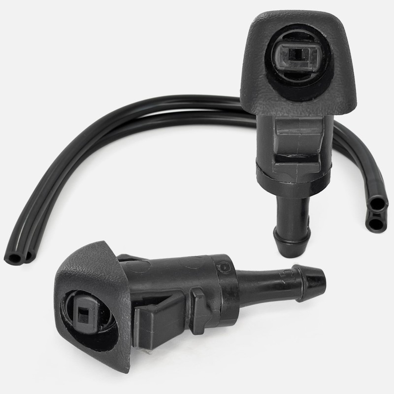 Windscreen Washer Nozzles 2pcs Compatible with Nissan Frontier Navara 2005-2021