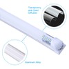 8FT LED Shop Light Fixture, 72W 6000K Frosted Cover, Fluorescent