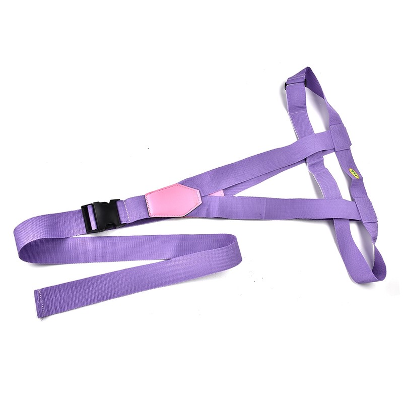 Elderly Patient Wheelchair Belt Band Adjustable Safety Harness Strap Purple