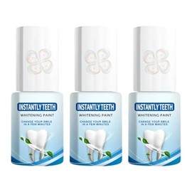 3 Blanqueadores Dentales Limpieza Dental Elimina Manchas Amarillas Sonrisa Perfecta Liquido Blanquea Dientes con Brocha Aplicadora 5ml