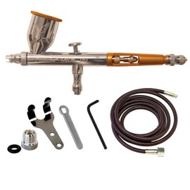 Paasche - Kit de alimentación por Gravedad de Doble acción, Este aerógrafo preciso y versátil es Ideal para rociar Pinturas a Base de Agua o disolventes utilizados para Pasatiempos, Manualidades,