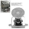Floor Mount Pedal Valve Stainless Steel Water Saving Foot Pedal