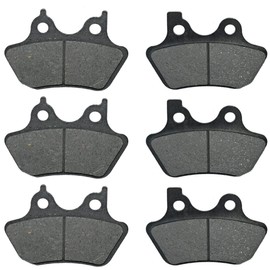 Cylinman Pastillas de freno delanteras + traseras para Harley Davidson Touring FLHRi FLHR Road King Classic, Electra Glide Ultra Classic, Electra Glide Standard, Dyna Low Rider, Road Glide, Road King