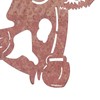 Peeping Cow Head Shape Animal Stake Decorative Metal Stake Garden