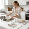 Stone Drying Mat for Kitchen Counter, 2 Pcs Sink Area