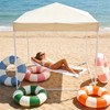 4Pcs Inflatable Pool Float for Adults 31 Inch Classic Striped