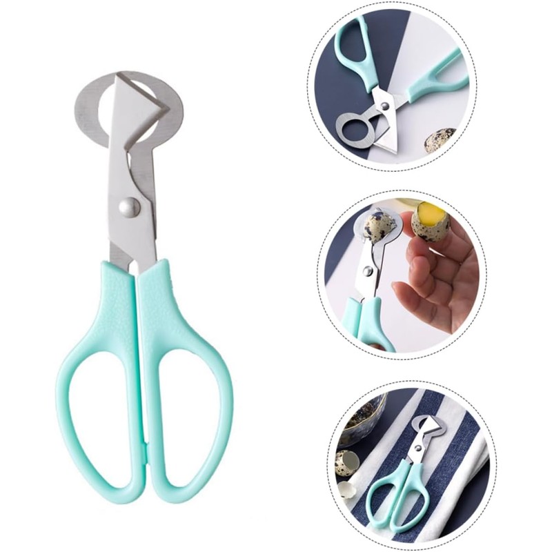 Wakauto 2piezas Tijeras Para Huevos De Codorniz De Acero Inoxidable