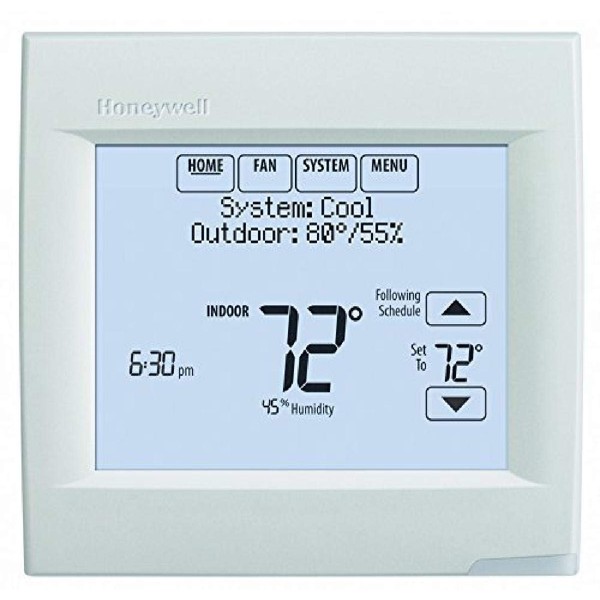Honeywell TH8321WF1001 Touchscreen Thermostat WiFi Vision Pro 8000 with Stages Upto 3 Heat / 2 Cool