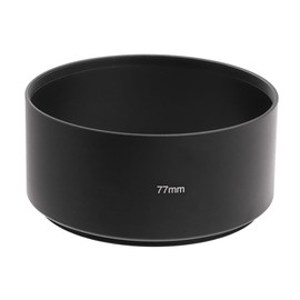 Toileum 77mm Medium Telephoto Lens Hood, 77mm Metal Screw-in Lens Shades, Lens Hood for 77mm Telephoto Lens, Camera Lens Protective Shade