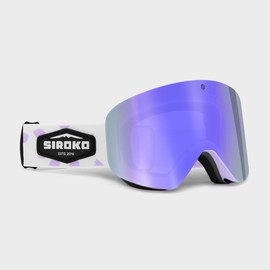 SIROKO - GX Truffles Kids Snowboard and Ski Goggles Purple
