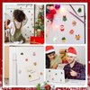 20 Pcs Mini Christmas Fridge Magnets, 1 Inch 3D Christmas