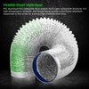 WDERAIR 4-Inch Aluminum Flexible Dryer Vent Hose Duct, 10FT HVAC