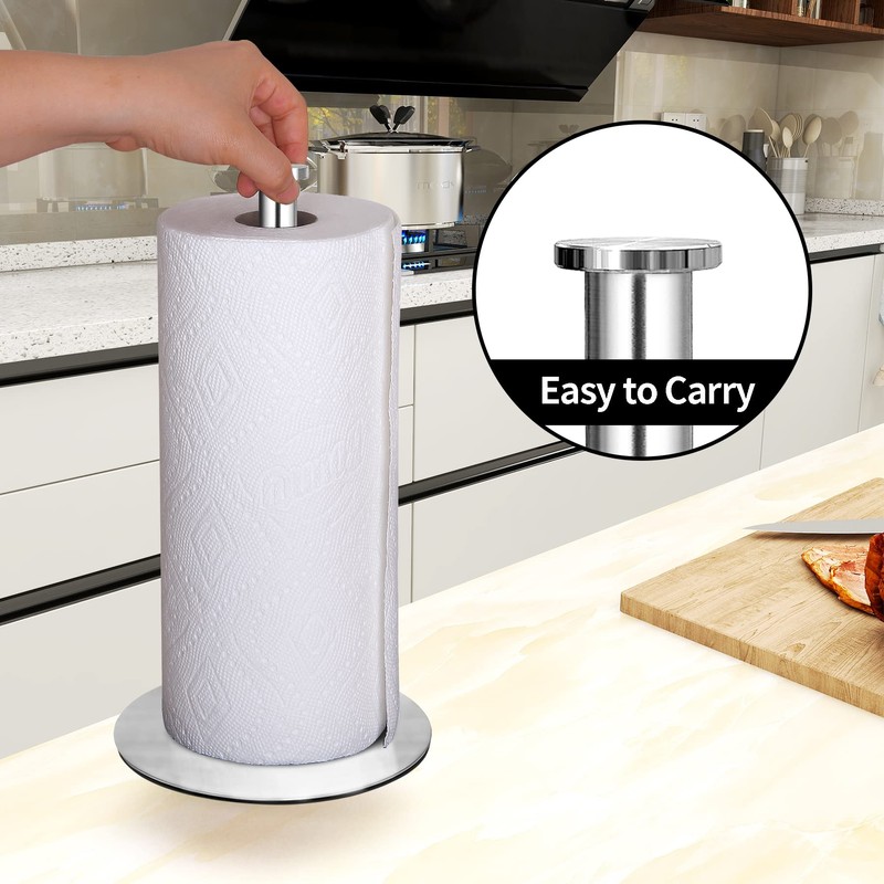 Paper Towel Holder Countertop, OBODING, Kitchen Paper Towel Holder Stand