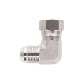 TITAN FITTINGS | 6500-05-05-PK10 | 90° Elbow 5/16" JIC (1/2"-20) Male x 5/16" JIC (1/2"-20) Female Swivel