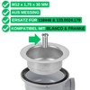 M12 x 1.75 x 30 mm 2 Pieces Compatible Franke