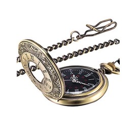 Hicarer Taschenuhr, Vintage, Herrenuhr, Stahl (Bronze), 1 Stück (1 Stück), Retro, 1 Stück (1 Stück), Retro, 1 Unité (Lot de 1), Retro