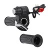 60V LED Digital Meter Electric Bike Scooter Throttle Grip Handlebar
