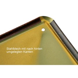 WOGEKA ART Retro Tin Sign - Galley - Funny Saying as a Gift Idea for Birthday Christmas Decoration 28 x 12 cm Vintage Design Metal 592