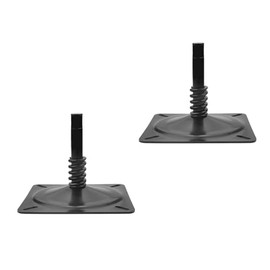 Boat Seat Pin Mount Pedestal Pin Seat with Spring Swivel Mount Plated Stand for 3/4" Pin Post for Marine Pontoon Jon and Bass Boats, 2 Pack