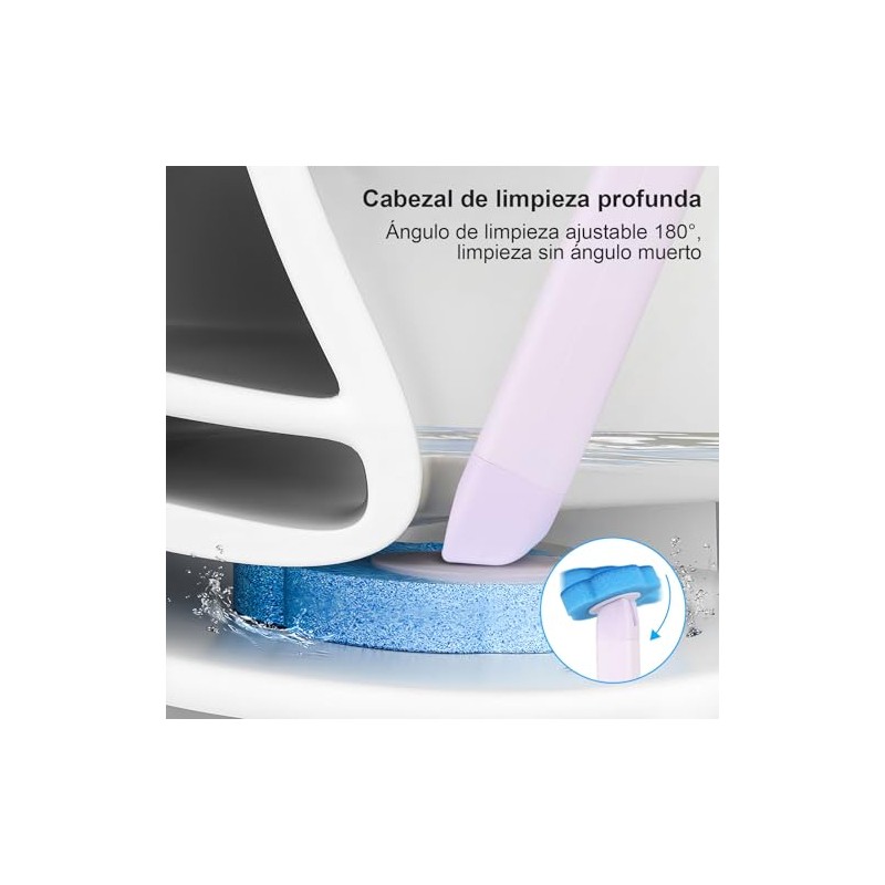 Escobilla Para Inodoro Desechable, Cepillo Para Baño Con 30pcs Toilet