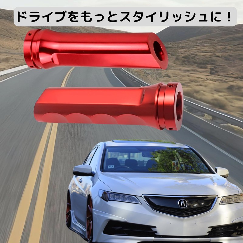 AZ-FRONT Simple Design No Logo Non-Slip Aluminum Side Brake Cover