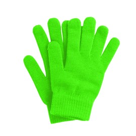 UTTPLL Stretchy-Mittens-Sports-Knit-Gloves Women Men Magic Gloves Unisex Winter Full Finger Elastic Warm Mittens Cospaly Costume Green One Size