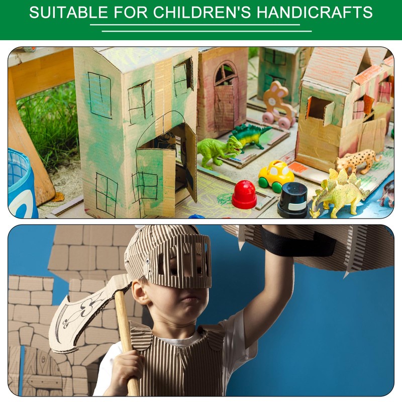 Rebower Corrugated Cardboard Paper Sheets, Corrugated Paper Cardboard Inserts [for