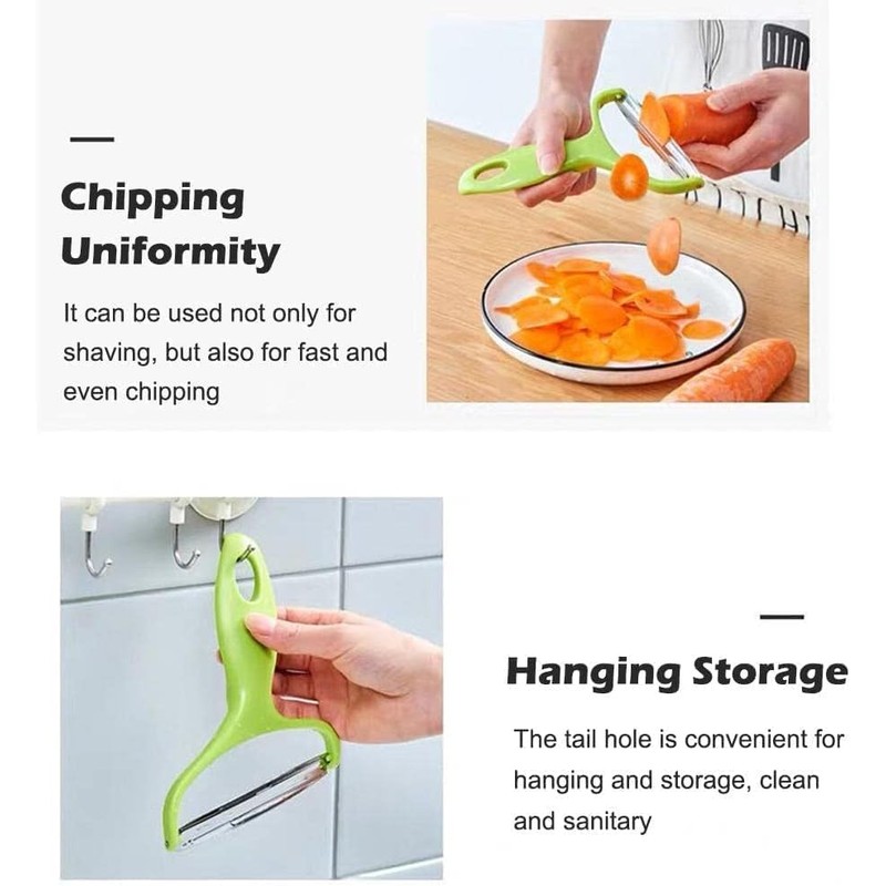 Green Cabbage Shredder, Vegetable Cutter Slicer, Stainless Steel Fruit Vegetable