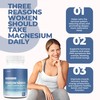 Nūher Magnesium Bisglycinate 200mg - Calm for Women, 120 Chelated