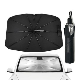 Zuquik Parasole per Auto a Ombrello 145 x 85cm con Apertura a V