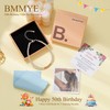 BMMYE 50th Birthday Gifts for Women, 925 Sterling Silver Bracelet