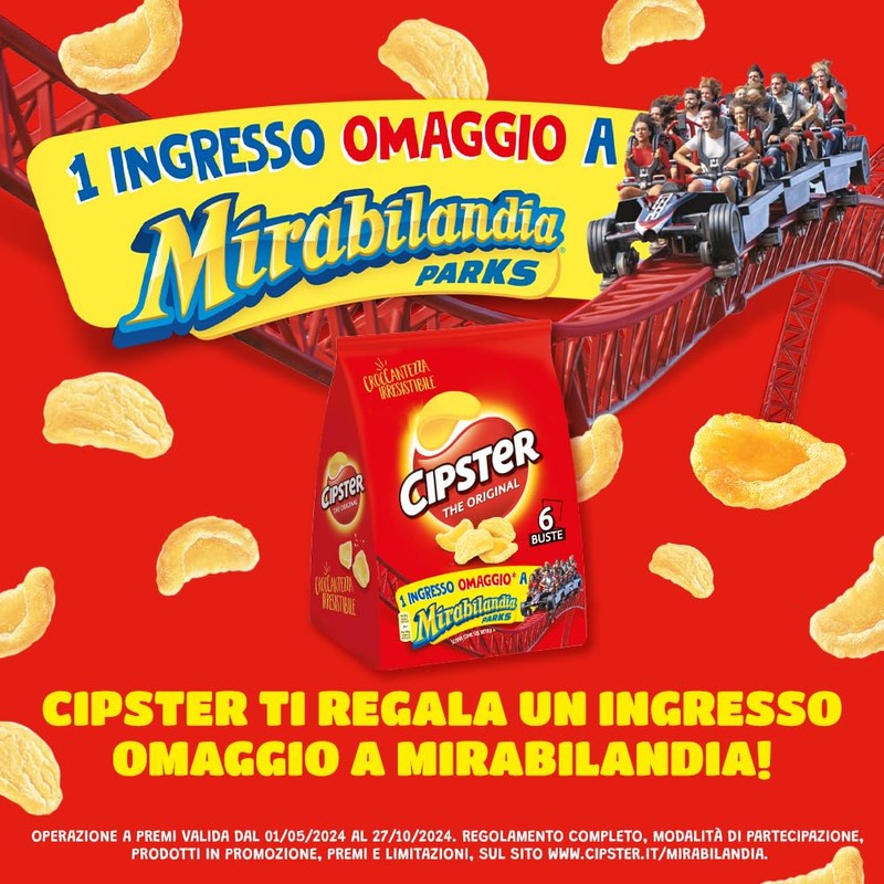 Saiwa Cipster Crisps Multi-Pack 6 x 22g