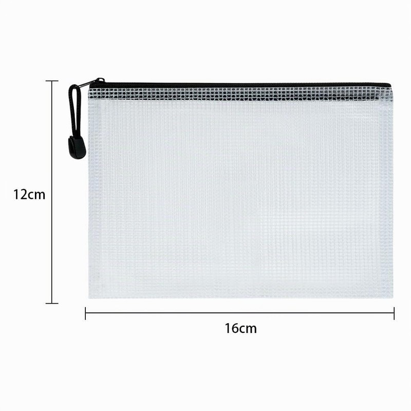 Vicloon Document Bag with Zip A6, Pack of 12 Mesh
