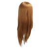 Hairdressing Mannequin Head 85 Percent Real Hair Flexible Multipurpose Hair