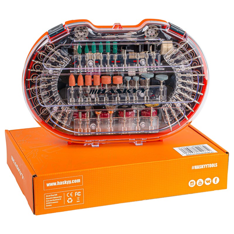 HASKYY Multifunctional Tool Accessory Set 276 Pieces for Grinding, Separating,