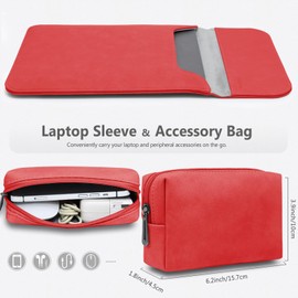 HYZUO Laptop Sleeve Bag 13 / 15 / 16 Inch Waterproof Laptop Case Laptop Bag Notebook Bag with Small Carry Bag