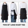 Riqiaqia 2 Pack Kitchen Aprons for Men Women Cooking Apron