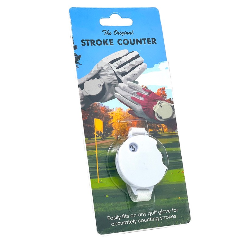 Original Stroke Counter with Universal Golf Glove Fastener